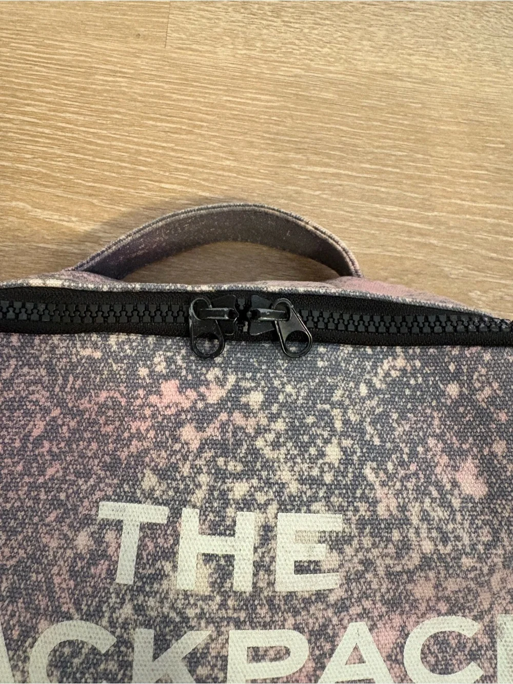 Marc Jacobs THE BACKPACK custom Pink Marble Splatter